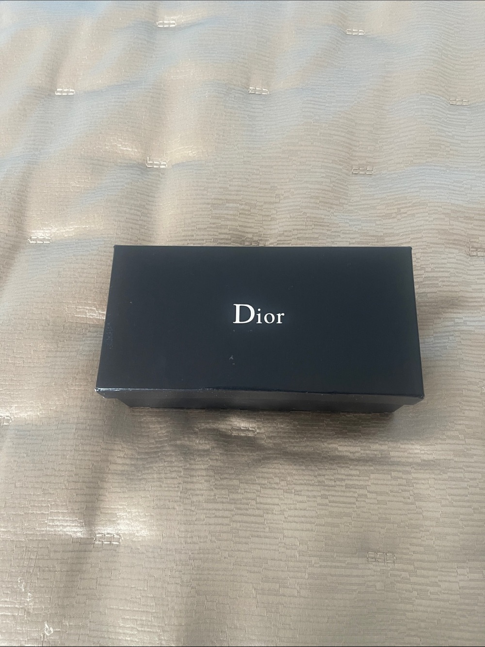 Dior white Glasses black Case with White Logo. Never worn